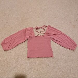 Vero Moda Dusty Pink Textured Top